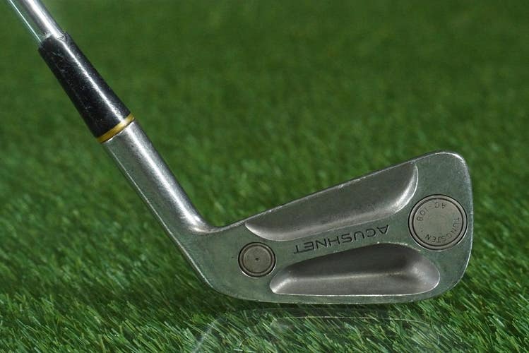 VINTAGE TITLEIST ACUSHNET 2 IRON TUNGSTEN AC-108 STEEL SHAFT RH ~ L@@K!!
