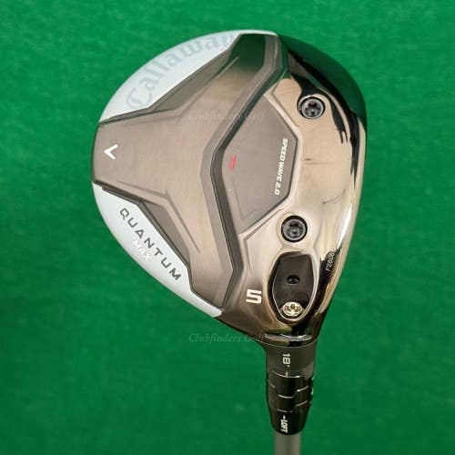 Callaway Quantum Max 18 Fairway Wood 5 Denali Frost Silver 60G 5.5 Regular w/HC