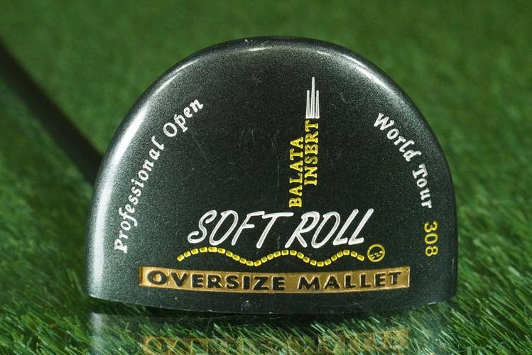 SOFT ROLL BALATA INSERT WORLD TOUR 308 MALLET PUTTER 35 GRAPHITE RH, VERY NICE!