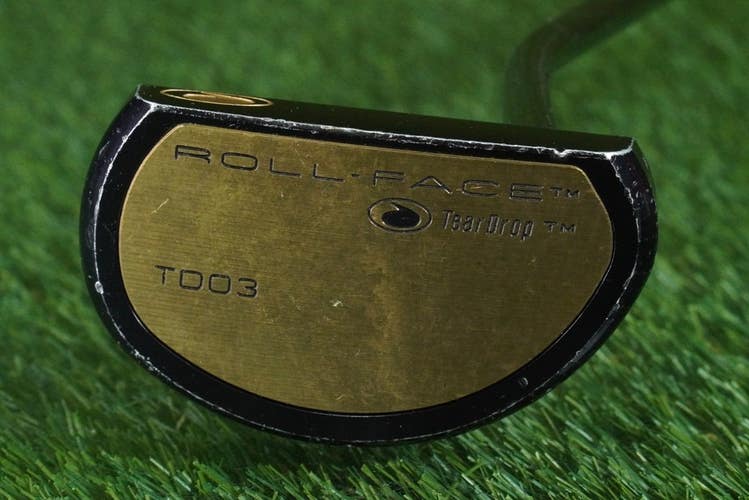 TEAR DROP ROLL FACE TDO3 MALLET PUTTER 35 TRUE TEMPER STEEL SHAFT RH