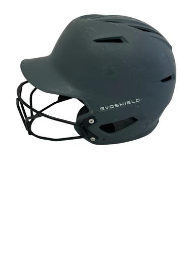 Used Evoshield WB5725702 Batting Helmet w/Mask Grey M/L 11692-S000154309