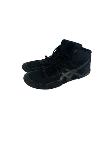 Used Asics MATFLEX Wrestling Shoes Black Senior 8 11692-S000154339