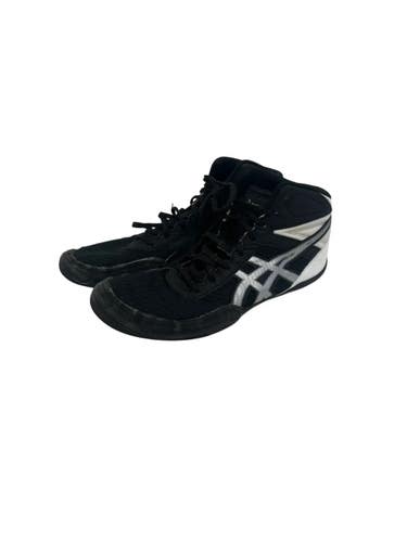 Used Asics MATFLEX Wrestling Shoes Black Senior 10.5 11692-S000154354