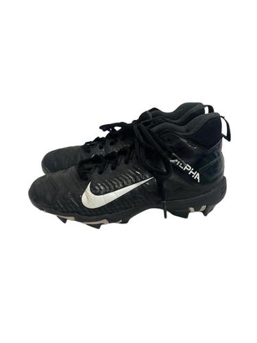 Used Nike ALPHA MENACE SHARK Jr FB Cleats Black Junior 04 11692-S000154382