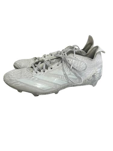 Used Adidas ADIZERO ELECTRIC EXOTIC Adult FB Cleats White Senior 10 11692-S000154461