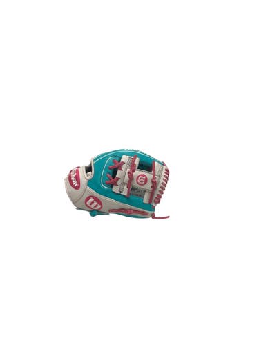 Used Wilson A2000 BB/SB Glove RH Throw Teal 11 1/2" 11443-S000207068