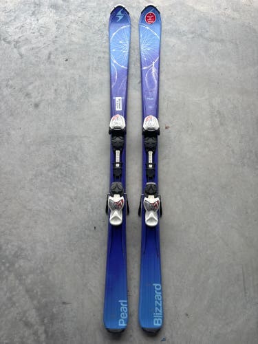 Kid's Blizzard Pearl 140 cm Skis With IQ 7 Bindings (Used)