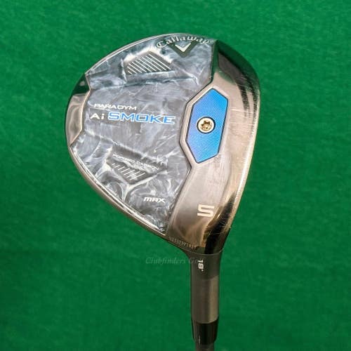 Callaway Paradym Ai Smoke Max 18 Fairway Wood 5 Cypher Fifty 5.0 Seniors w/HC