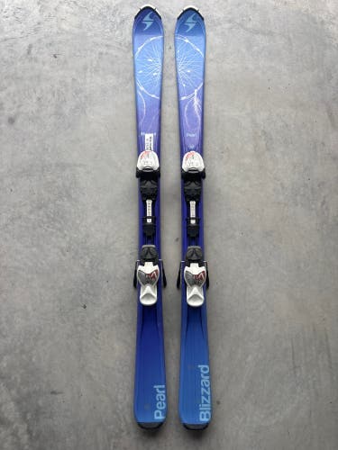 Kid's Blizzard Pearl 130 cm Skis With IQ 7 Bindings (Used)