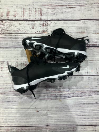 Black Nike Force Trout 9 Keystone Molded Cleats - Size 9.5 (New)