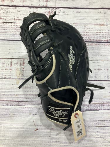Black Rawlings Encore LH First Base Baseball Glove 12" (Used)