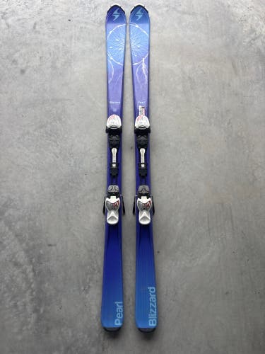 Kid's Blizzard Pearl 150 cm Skis With IQ 7 Bindings (Used)