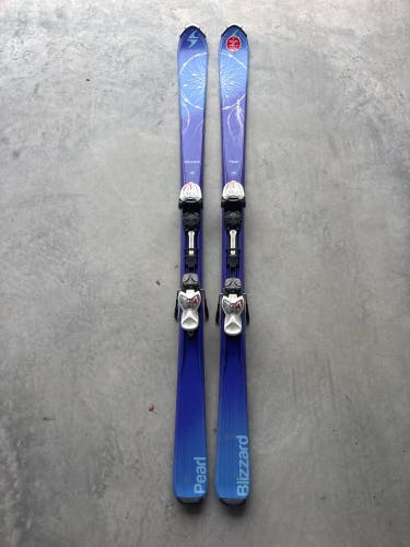 Kid's Blizzard Pearl 150 cm Skis With IQ 7 Bindings (Used)