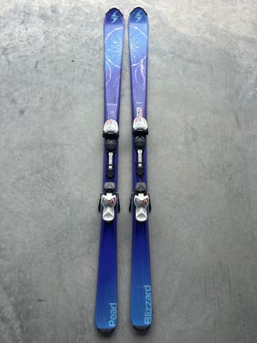 Kid's Blizzard Pearl 150 cm Skis With IQ 7 Bindings (Used)