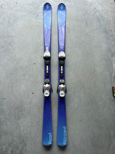 Kid's Blizzard Pearl 150 cm Skis With IQ 7 Bindings (Used)
