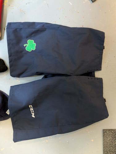 Pro Stock Notre Dame Fighting Irish Large CCM Pant Shell (New)