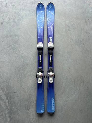 Kid's Blizzard Pearl 130 cm Skis With IQ 7 Bindings (Used)