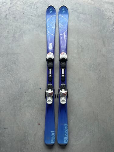 Kid's Blizzard Pearl 130 cm Skis With IQ7 Bindings (Used)