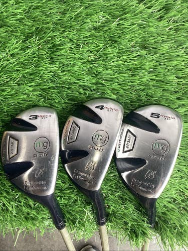 MG Golf Master Grip Hybrids Set 3-23*, 4-27*, 5-31* With Senior Flex Graphite