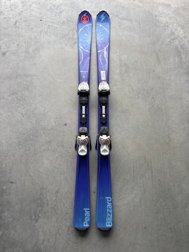 Kid's Blizzard Pearl 140 cm Skis With IQ 7 Bindings (Used)