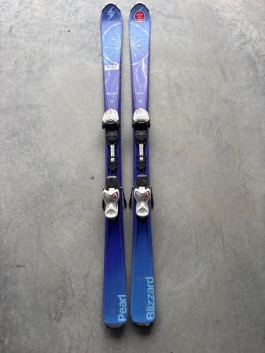 Kid's Blizzard Pearl 140 cm Skis With IQ 7 Bindings (Used)