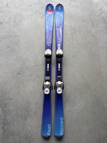 Kid's Blizzard Pearl 140 cm Skis With IQ 7 Bindings (Used)