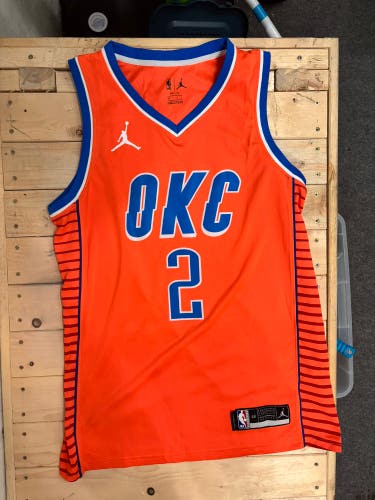 Shai Gilgeous-Alexander Oklahoma City Thunder Jersey Size 48 (Large)