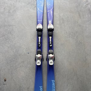 Kid's Blizzard Pearl 130 cm Skis With IQ 7 Bindings (Used)