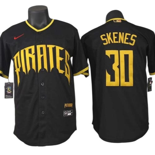 Pittsburgh Pirates Skenes 2026 City Connect Baseball Jersey