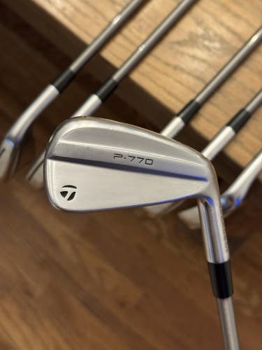 Taylormade P770 25 Forged Iron Set -1 (5-PW)  Steelfiber i70 A shafts (senior)