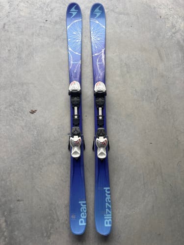 Kid's Blizzard  Pearl 139 cm Twin Tip Skis With IQ 7 Bindings (Used)