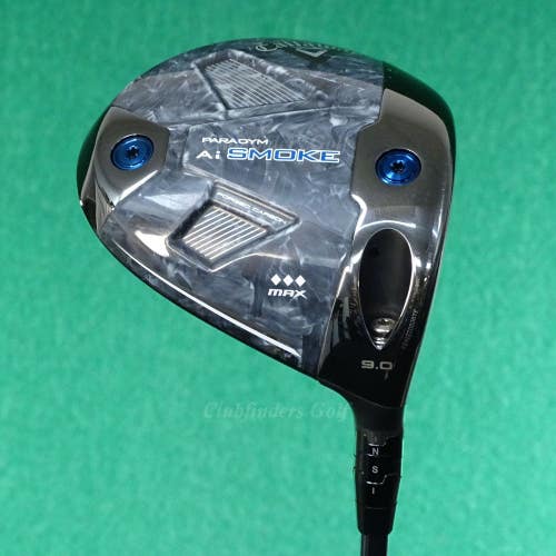 Callaway Paradym Ai Smoke Triple Diamond Max 9 Driver LINQ Red 6F5 Extra Stiff