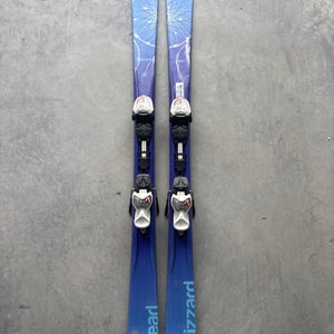 Kid's Blizzard  Pearl 139 cm Twin Tip Skis With IQ 7 Bindings (Used)