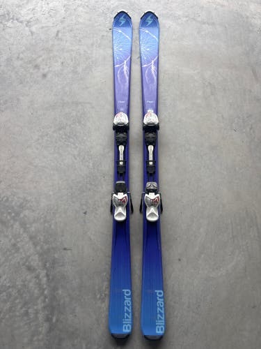 Kid's Blizzard Pearl 150 cm Skis With IQ 7 Bindings (Used)