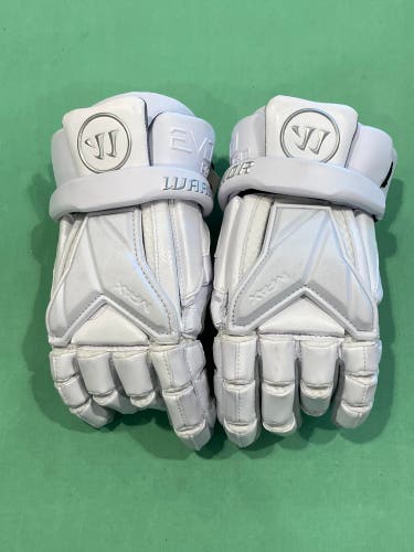 Used XL Warrior Evo Pro Lacrosse Gloves 14" | EXCELLENT CONDITION