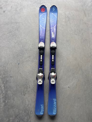Kid's Blizzard Pearl 130 cm Skis With IQ 7 Bindings (Used)