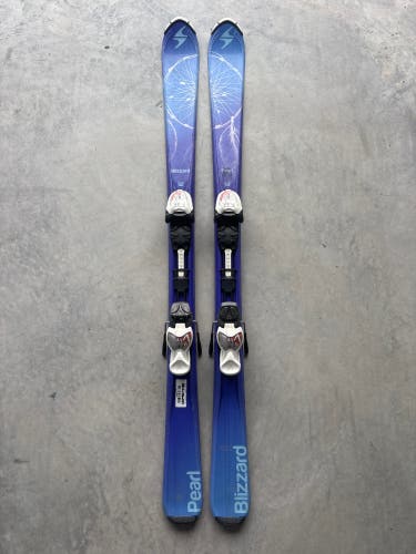 Kid's Blizzard Pearl 130 cm Skis With IQ 7 Bindings (Used)