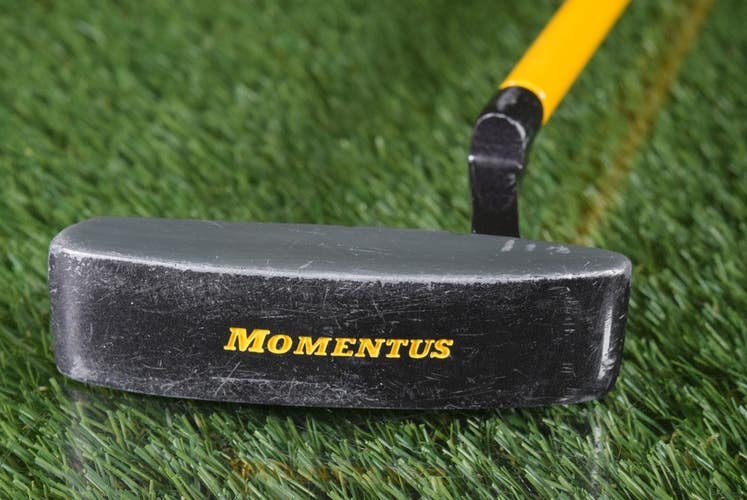MOMENTUS 34 MENS BLADE WEIGHTED PUTTER SWING STROKE TRAINER RH ~ LOOK!!