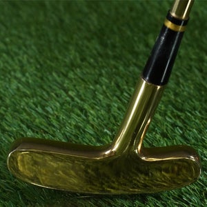 VINTAGE TWENTY-4K GOLD PLATED BLADE PUTTER 35" GOLDEN SHAFT & GOLDEN GRIP 24K