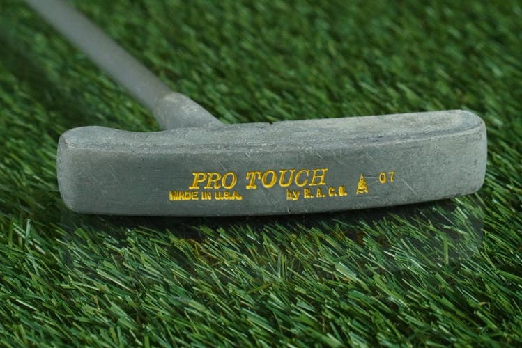 VINTAGE RACO PRO TOUCH BLADE PUTTER 07 35" STEEL SATINED SHAFT RH / LH ~ L@@K!!
