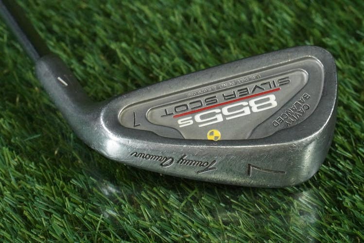 TOMMY ARMOUR 855S SILVER SCOT 7 IRON TOUR STEP II STEEL REGULAR FLEX RH 36