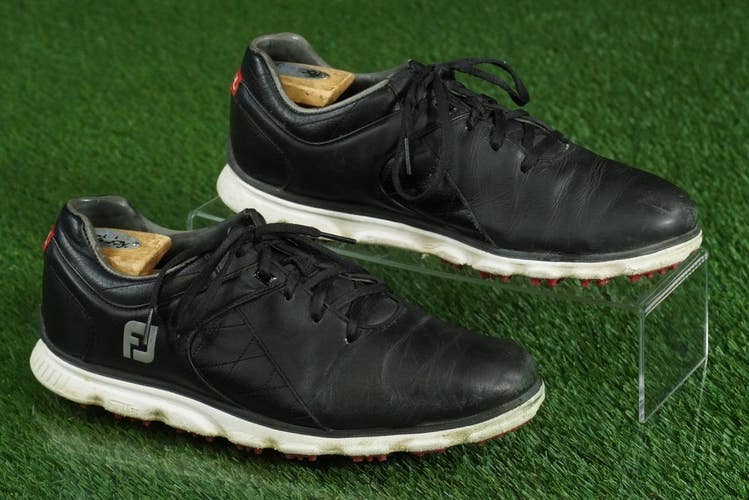 FOOTJOY PRO SL GOLF SHOES MENS 9M SPIKELESS, BLACK ~ 53594