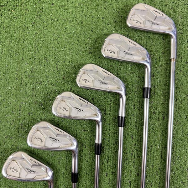 READ Callaway Apex Pro 19 Forged Iron Set 5-PW Elevate Tour Stiff 
