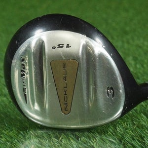 NICKLAUS AIRMAX 3 WOOD 35-S FAIRWAY FUJIKURA SG PRO GRAPHITE REGULAR LEFT LH 15