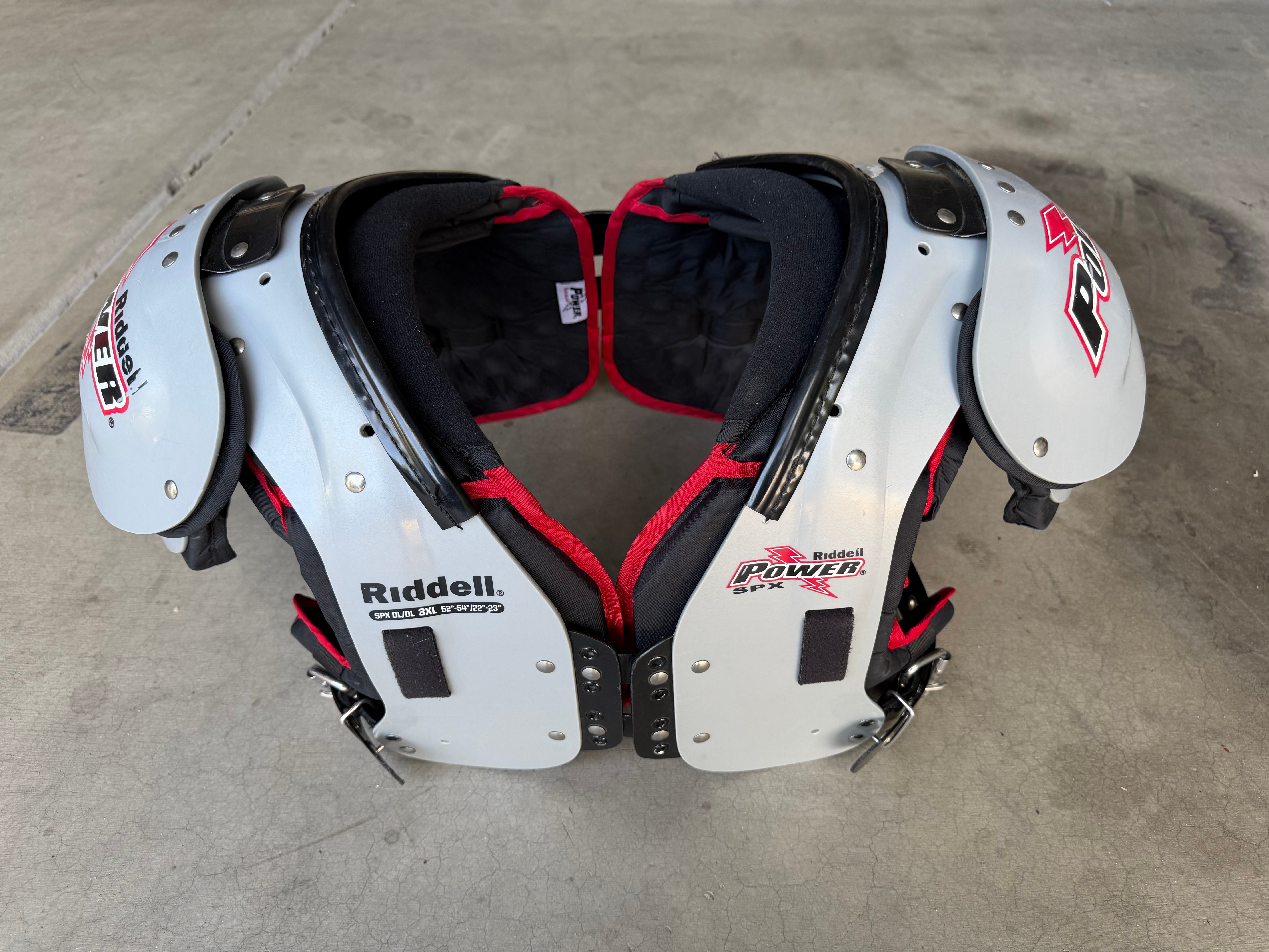 XXL Adult Riddell Power SPX Shoulder Pads | SidelineSwap | Buy and
