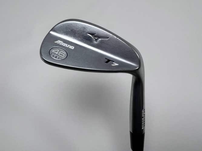 Mizuno T7 White Satin Wedge 46* 8 Bounce OBAN Stiff Steel Mens RH Midsize Grip