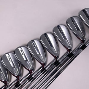 Ping G700 Iron Set 5-PW+GW+SW Green Dot 2* Up AWT 2.0 Regular RH +1/2''