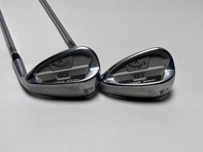 Callaway Mack Daddy CB Wedge Set 56* 14 60* 12 KBS Hi-Rev 2.0 105g RH