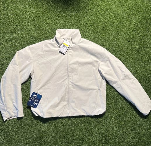 Men's Small beige Nike 24.7 PerfectStretch Men's Therma-FIT OCTA Full Zip Golf Jacket IF2115-072