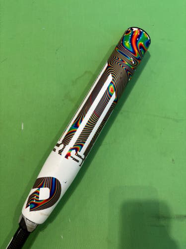 White 2021 DeMarini Prism+ Composite Bat (-11) 18 oz 29"